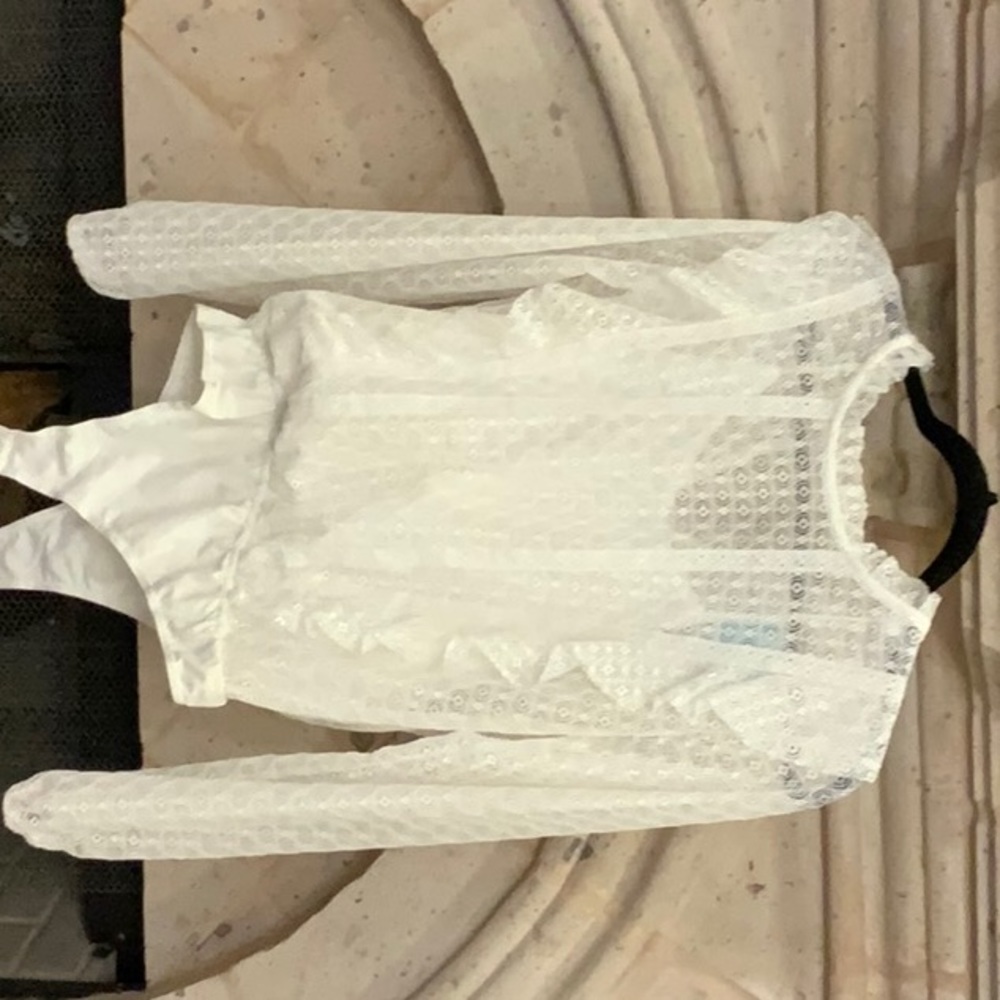 New Hayden ruffle body suit